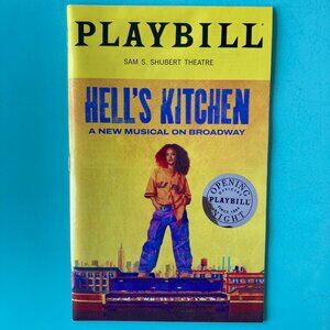 Hell’s Kitchen Silver Seal Playbill MALEAH JOI MOON SHOSHANA BEAN KECIA LEWIS